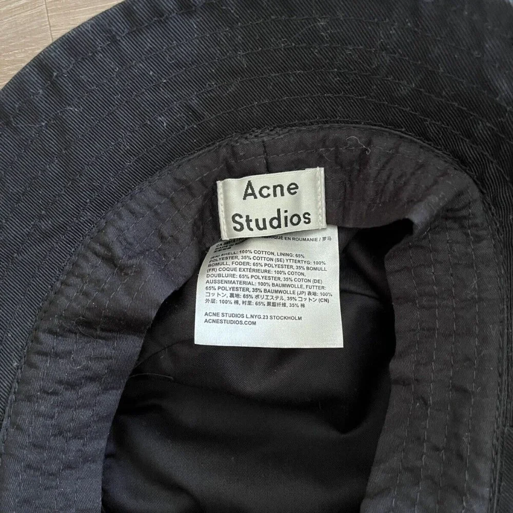 The Acne Studios “A” Bucket Hat RARE - Picture 3 of 4